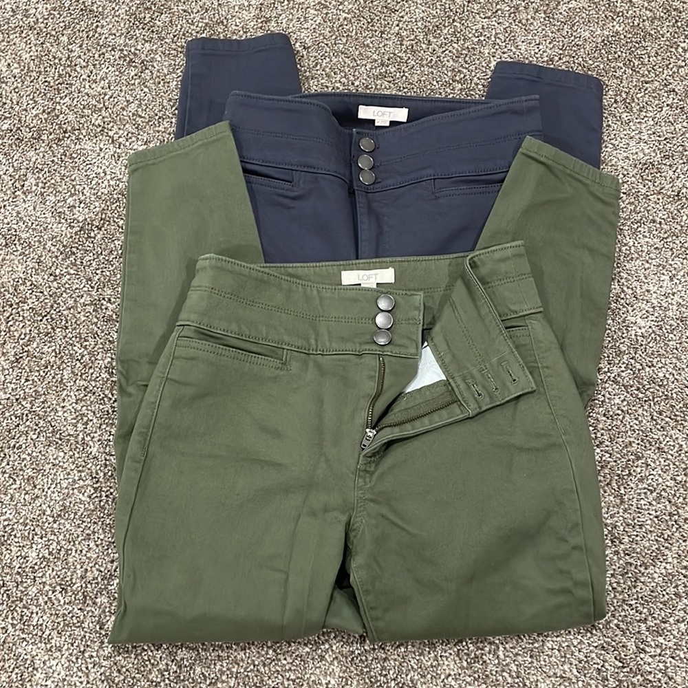 Loft high waisted skinny pants
